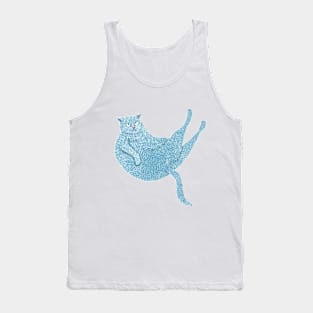 fat cat feels fine Tank Top